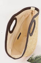 Load image into Gallery viewer, Straw Beach Bag
