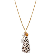 Load image into Gallery viewer, Painted Conch Charm Necklace
