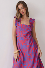 Load image into Gallery viewer, Ruffle Strap Maxi Dress
