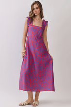 Load image into Gallery viewer, Ruffle Strap Maxi Dress
