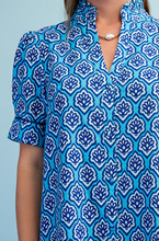 Load image into Gallery viewer, Indigo Block Print Maxi Dress
