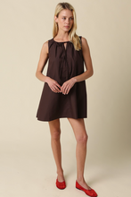 Load image into Gallery viewer, Chocolate Sleeveless Mini Dress
