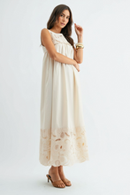 Load image into Gallery viewer, Embroidered Yoke Maxi Dress
