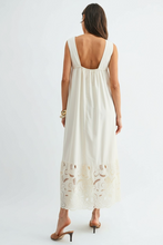 Load image into Gallery viewer, Embroidered Yoke Maxi Dress
