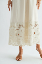 Load image into Gallery viewer, Embroidered Yoke Maxi Dress
