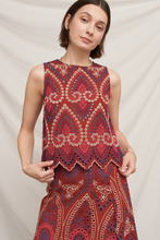 Load image into Gallery viewer, Eyelet Scalloped Skirt Set
