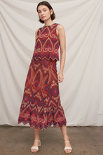 Load image into Gallery viewer, Eyelet Scalloped Skirt Set
