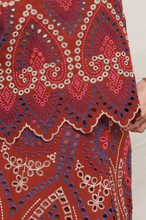 Load image into Gallery viewer, Eyelet Scalloped Skirt Set
