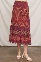 Load image into Gallery viewer, Eyelet Scalloped Skirt Set

