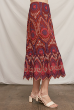 Load image into Gallery viewer, Eyelet Scalloped Skirt Set
