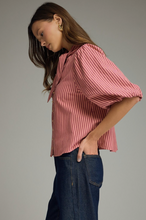 Load image into Gallery viewer, Striped Scarf Blouse
