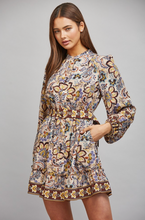 Load image into Gallery viewer, Floral Belted Mini Dress
