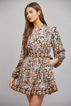 Load image into Gallery viewer, Floral Belted Mini Dress
