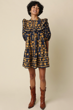 Load image into Gallery viewer, Ruffle Bodice Floral Mini Dress

