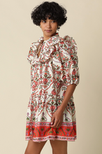 Load image into Gallery viewer, Ruffle Bodice Floral Mini Dress
