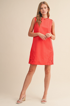 Load image into Gallery viewer, Embroidered Edge Mini Dress
