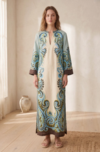 Load image into Gallery viewer, Printed Caftan Maxi Dress
