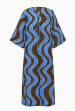 Load image into Gallery viewer, Blue and Brown Caftan
