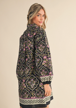 Load image into Gallery viewer, Olive Triangle Stitch Shift Dress
