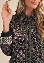 Load image into Gallery viewer, Olive Triangle Stitch Shift Dress
