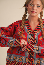 Load image into Gallery viewer, Aztec Red Cardigan
