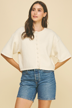 Load image into Gallery viewer, Button Down Crop Sweater
