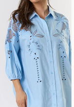 Load image into Gallery viewer, Eyelet Shirt Dress
