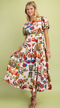 Load image into Gallery viewer, Spring Floral Printed Midi Dress
