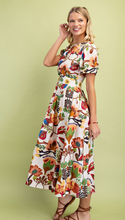 Load image into Gallery viewer, Spring Floral Printed Midi Dress
