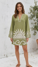 Load image into Gallery viewer, Olive Sun Kissed Caftan
