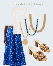 Load image into Gallery viewer, Polka Dot Skirt Set

