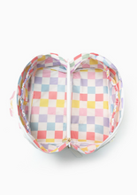 Load image into Gallery viewer, Striped Large Make Up Bag
