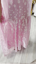 Load and play video in Gallery viewer, Floral Textured Organza Dress
