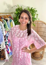 Load image into Gallery viewer, Floral Textured Organza Dress
